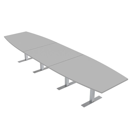 Skutchi Designs 45 in W, 165.75 in L, 29 in H, Engineered Wood Top, Grey HAR-BOT-46x168-T-XD01